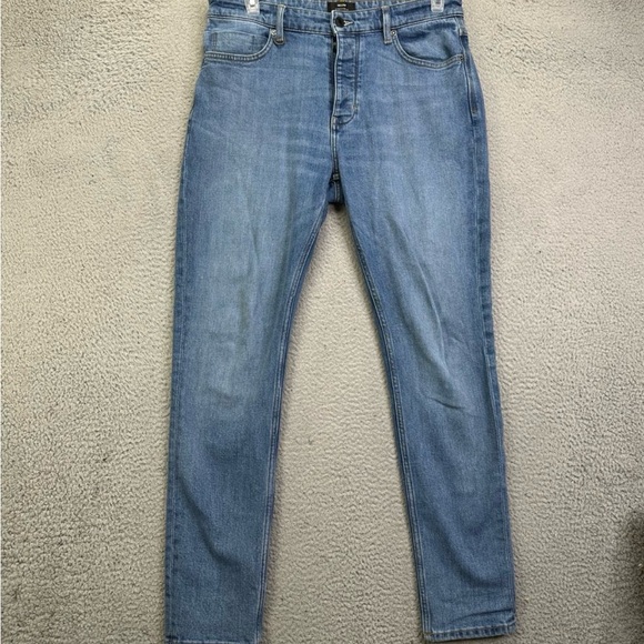 Neuw Other - New Neuw Nordstrom Classic Blue Denim Jean 34x32 Straight Leg